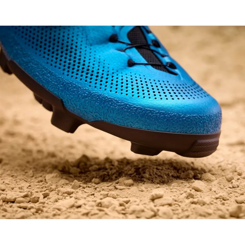 Gravelschoenen|Gravel Schoenen < Shimano S-Phyre SH-RX910 Gravel Schoenen Heren - Wide - Blauw