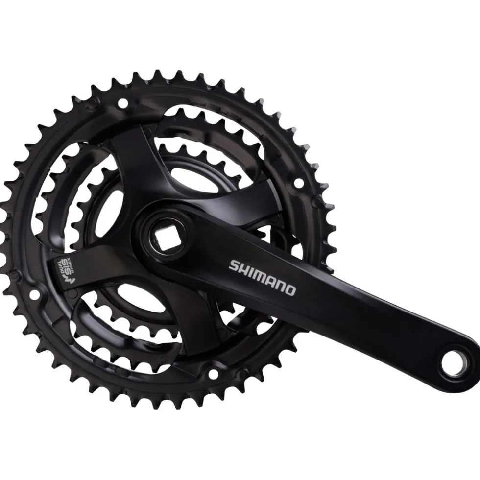 Shimano Tourney FC-TY501 Crankset 3x6/7/8 - without Chain Guard - black