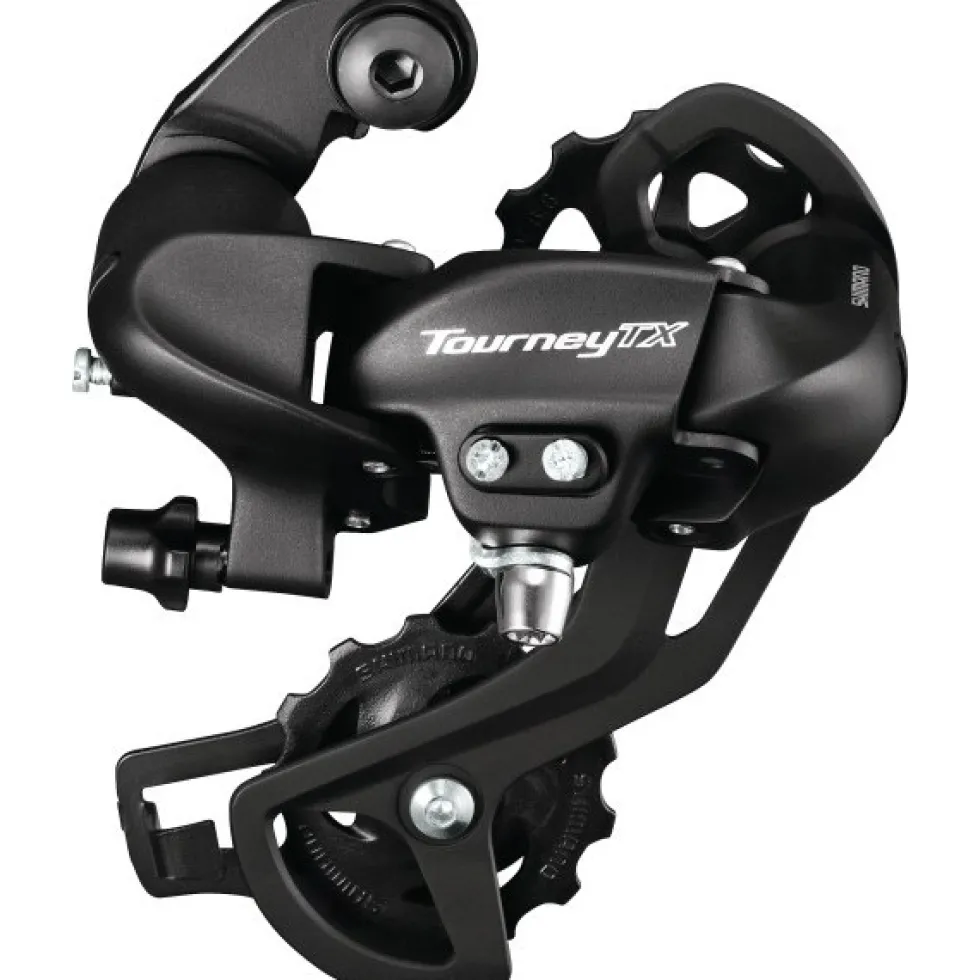 Shimano Tourney TX RD-TX800 Achterderailleur - 7/8-Voudig | lang (SGS) - zwart