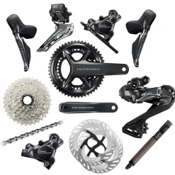 Shimano Ultegra R8100 Schakelgroep - Di2 | 2x12-voudig | 160/140 - 52/36 | 170 mm | 11-34 - Speciale Aanbieding