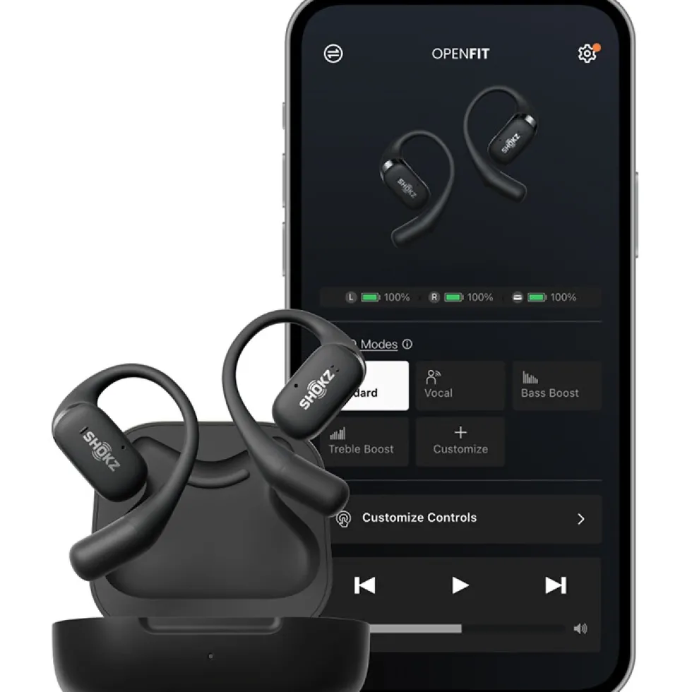 Shokz Hoofdtelefoon - OpenFit - Zwart