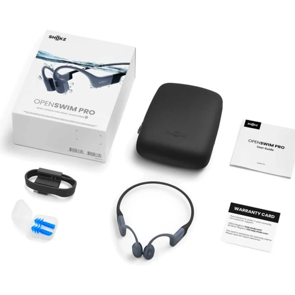Shokz OpenSwim Pro Hoofdtelefoon - Grijs