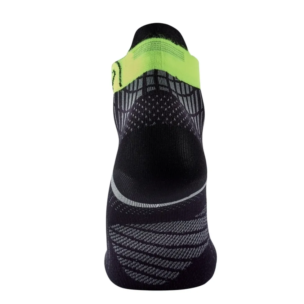 Sidas Run Feel Hardloopsokken - black/yellow