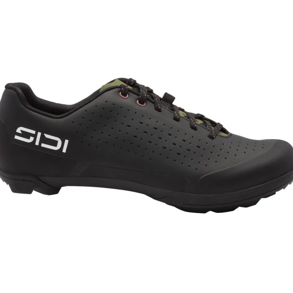 Gravelschoenen|Gravel Schoenen < Sidi Asper Laces Gravel Schoenen - Black Olive Green