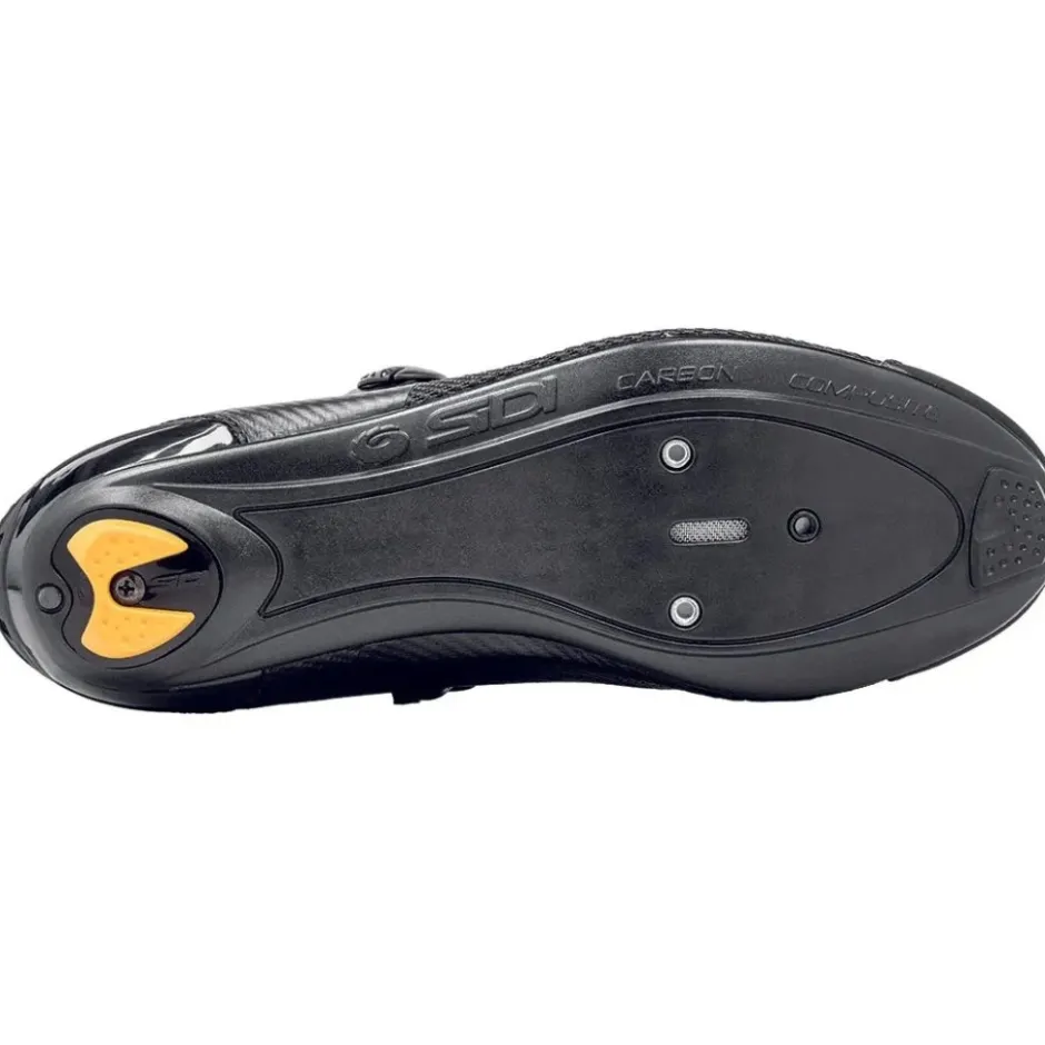 Wielrenschoenen|Wielrenschoenen < Sidi Genius 10 Knitted Racefietsschoenen - Black