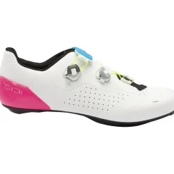 Wielrenschoenen|Wielrenschoenen < Sidi Genius X Wyve Racefietsschoenen - White Fluo