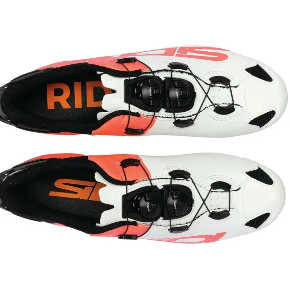 Wielrenschoenen|Wielrenschoenen < Sidi Shot 2S Racefietsschoenen - White/Coral
