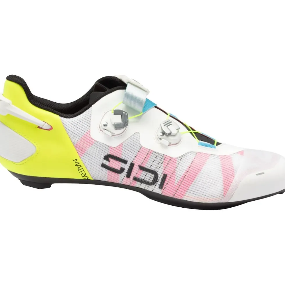 Sidi Wire 3 Racefietsschoenen - White Yellow Fluo