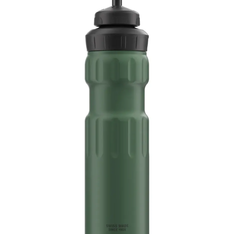 Outdoor Flessen & Thermosflessen < SIGG WMB Sports Drinkfles 0.75L - Green Leaf Touch