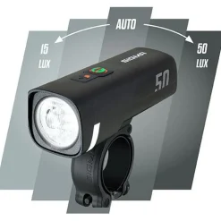 SIGMA Aura 50 Fietslamp Vooraan + Hiro 10 Achterlicht