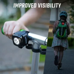 SIGMA AURA MICRO Set - Voorlamp + Achterlamp - RIDE SAFE TO SCHOOL