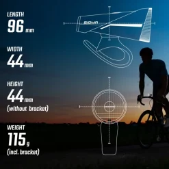 Verlichting|Verlichting Op Batterijen < Sigma Sport SIGMA Aura 100 Set / Blaze Link - Fietslamp Vooraan (Schroefbevestiging) + Fietslamp Achteraan