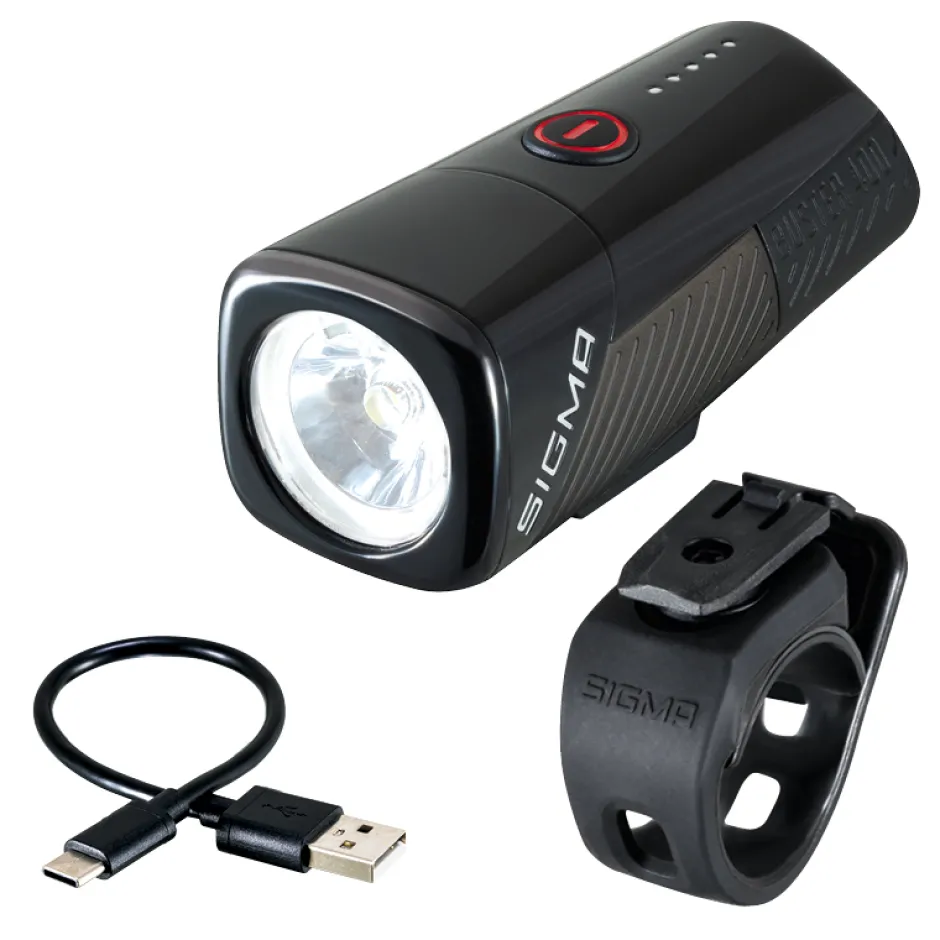 Voorlampen|Verlichting < Sigma Sport SIGMA Buster 400 Fietslamp Vooraan