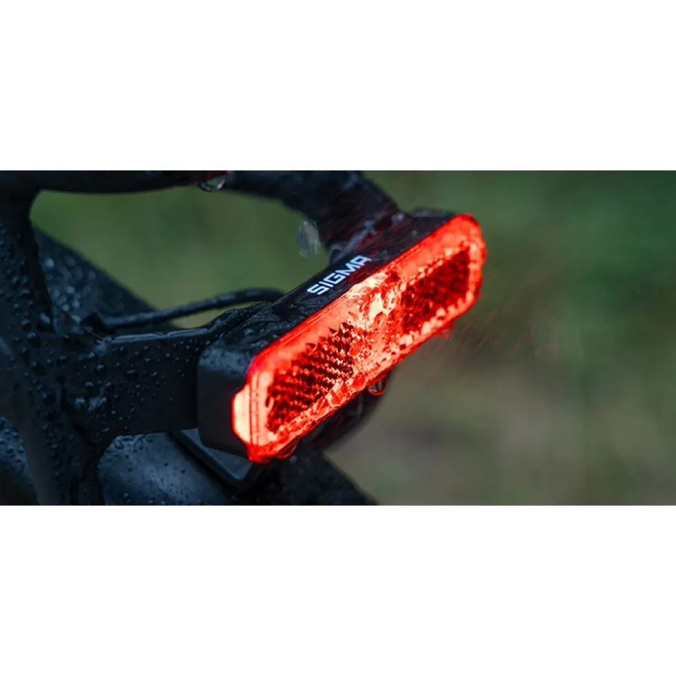 SIGMA EOX RL Rack E-Bike Fietslamp Achteraan - zwart