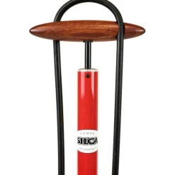 SILCA Pista Vloerpomp - incl. Manometer 220 psi Rood