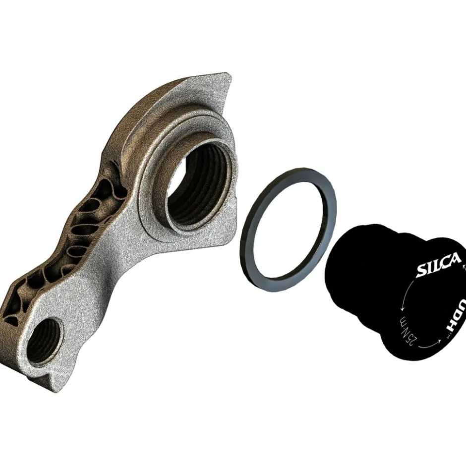 Derailleurpads < SILCA Titanium Derailleurhanger UDH DM - Shimano - zilver