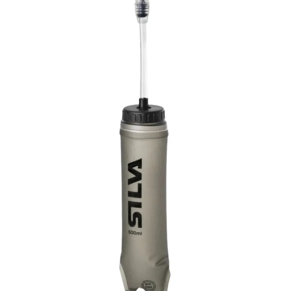 Bidons < SILVA Soft Flask Straw Opvouwbare Fles - 500 ml