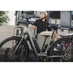 Simplon CHENOA 365 :e Low - Easy Entry City E-Bike - 2025 - Glacier White/Deep Glacier Glossy