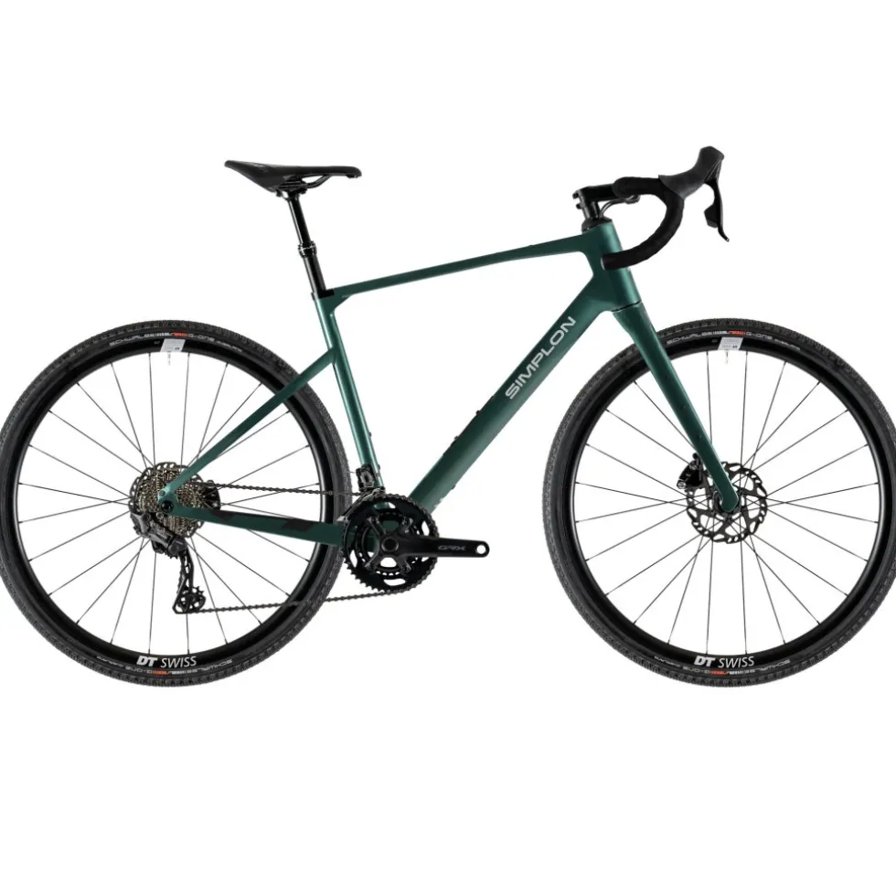 Simplon GRID ULTIMATE - Carbon Gravel Bike - 2026 - Dark Pine Green/Polished Silver