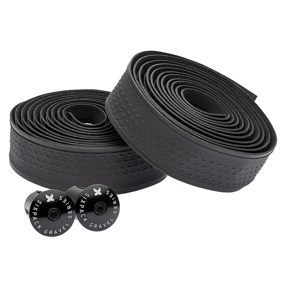 Sixpack Gravel Stuurlint - zwart