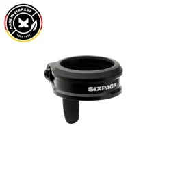 Sixpack Verzegelde Zadelpenklem - midnight black