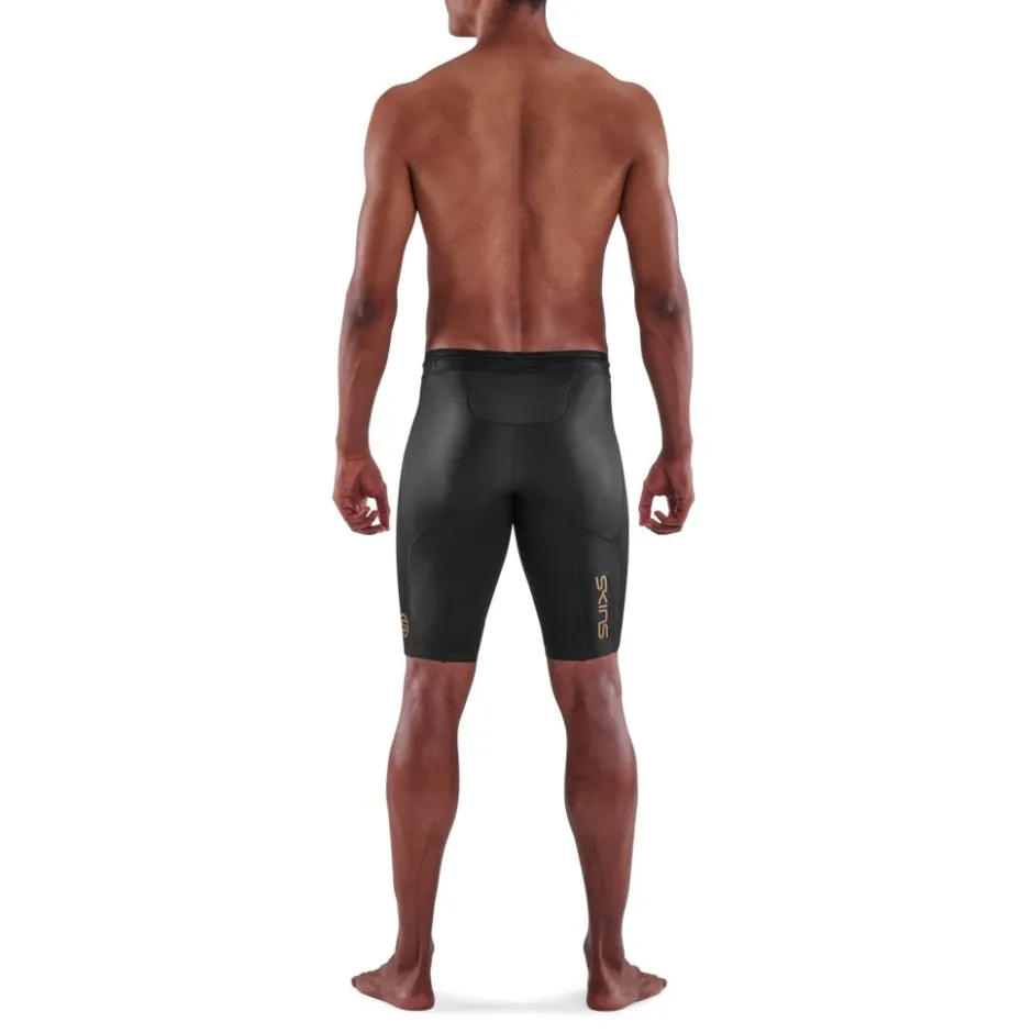Broeken & Rokken|Broeken < SKINS 5-erie Hardoop-Haf-Tight Heren - Zwart