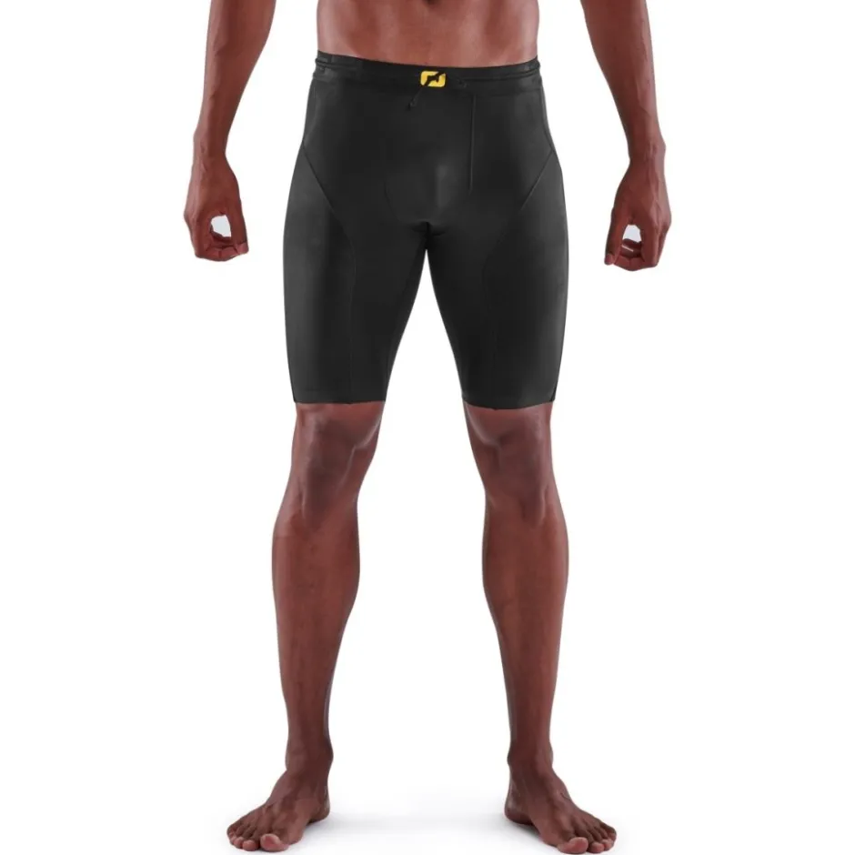 Broeken & Rokken|Broeken < SKINS 5-erie Hardoop-Haf-Tight Heren - Zwart