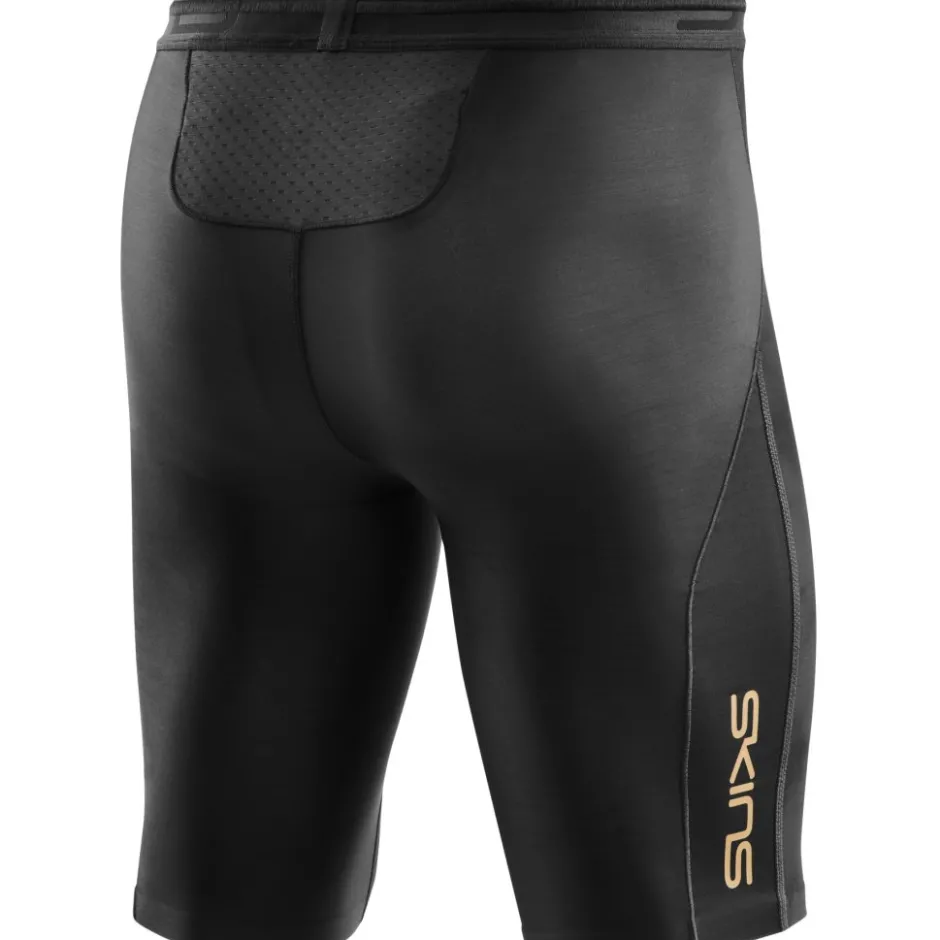 Broeken & Rokken|Broeken < SKINS 5-erie Hardoop-Haf-Tight Heren - Zwart