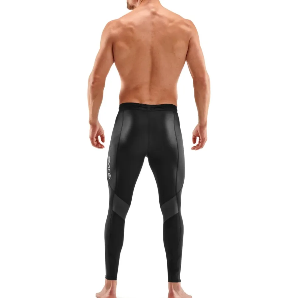 SKINS 3-Series Herstel Long Tights Heren - Black/Graphite