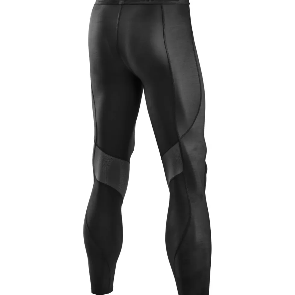 SKINS 3-Series Herstel Long Tights Heren - Black/Graphite
