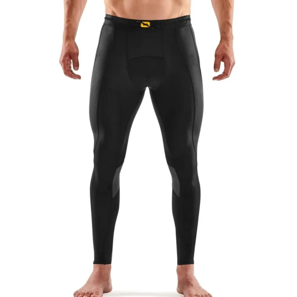 SKINS 3-Series Herstel Long Tights Heren - Black/Graphite