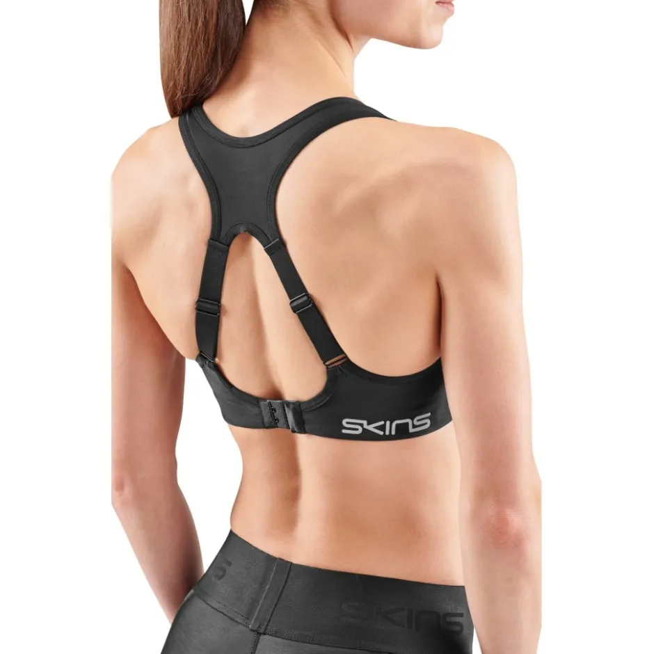 Sport Bh'S|Ondergoed < SKINS 3-erie Hi-Impact BH-Top Dame - Zwart