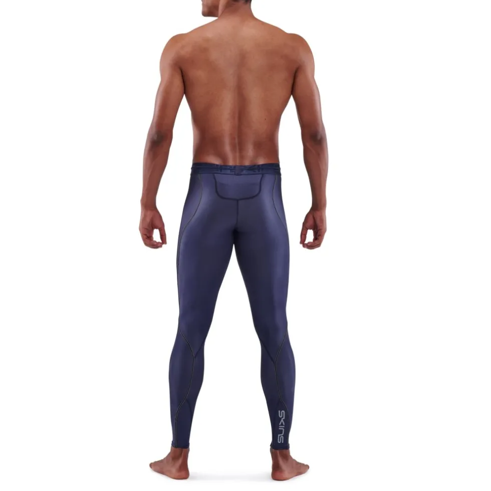 SKINS 3-Series Long Tights Heren - Navy Blue