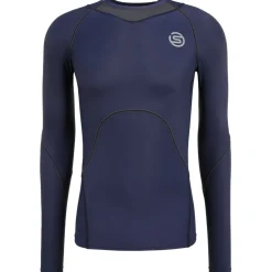 SKINS 3-Series Shirt met Lange Mouwen Heren - Navy Blue