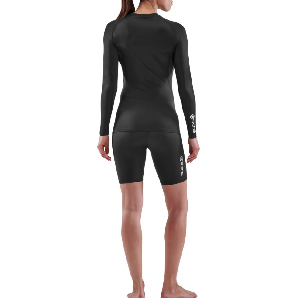 SKINS 1-Series Shirt met Lange Mouwen Dames - Zwart