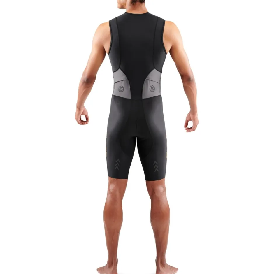 Trisuits|Trisuits < SKINS TRI Brand uit zonder ouwen Heren - Back/Carbon