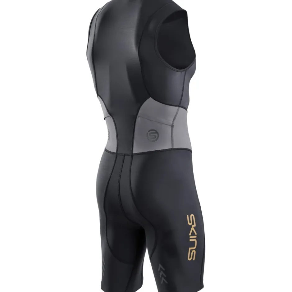 Trisuits|Trisuits < SKINS TRI Brand uit zonder ouwen Heren - Back/Carbon