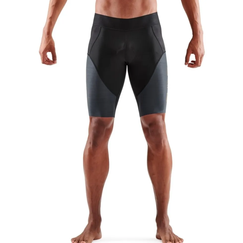 SKINS TRI Elite Short Heren - Black/Carbon