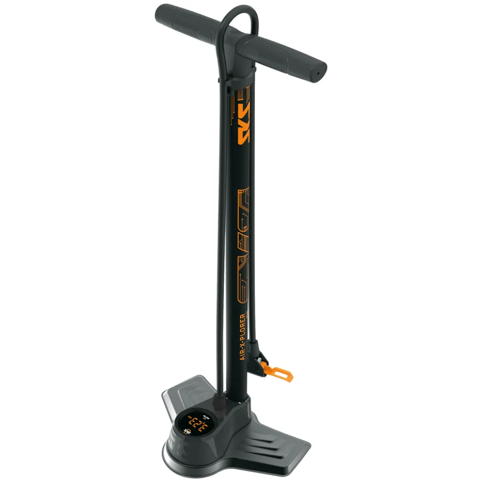 SKS Air-X-Plorer Digi 10.0 Vloerpomp - zwart