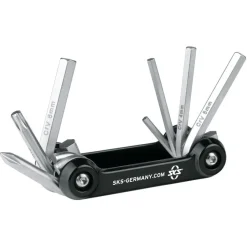 Mini Pompen < SKS DUITS SET - Fietspomp INFUSION TT / Multitool TOM 7 / Bandenlichter LEVERMEN