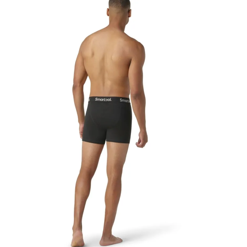 Baselayers < SmartWool Boxed Boxerhort Heren - 001 zwart