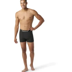 Baselayers < SmartWool Boxed Boxerhort Heren - 001 zwart