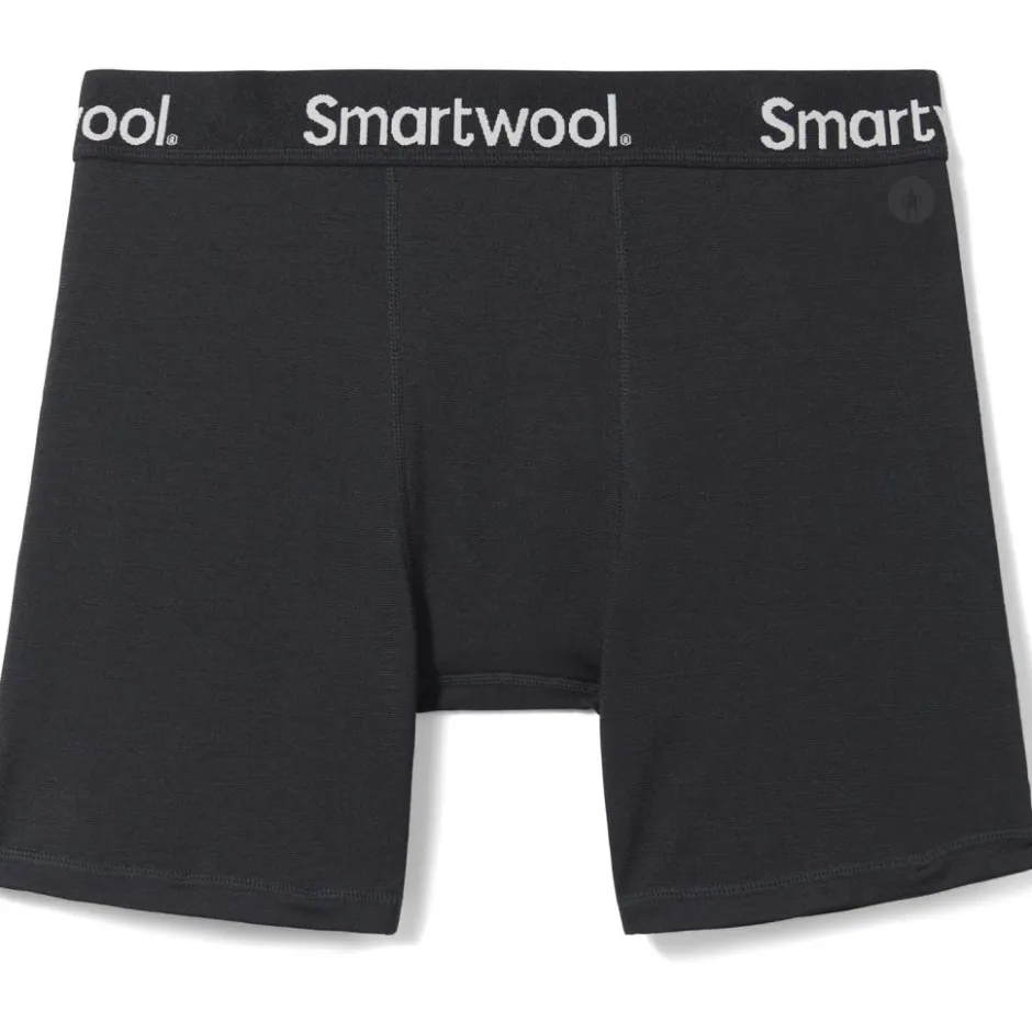 Baselayers < SmartWool Boxed Boxerhort Heren - 001 zwart