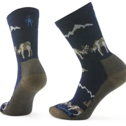 SmartWool Everyday Horns Clash Crew Sokken - 092 deep navy