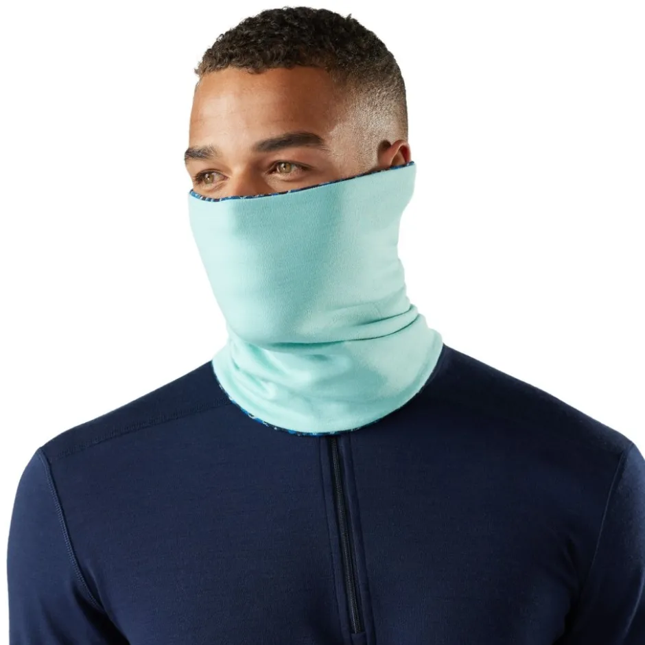 Mutsen < SmartWool Thermal Merino Omkeerbare Nekwarmer - Q45 pacific blue retro line
