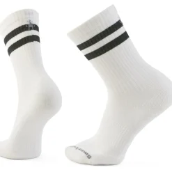 SmartWool Everyday Athletic Striped Crew Sokken - 122 wit