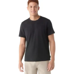 SmartWool Perfect Crew T-Shirt Heren - 001 zwart