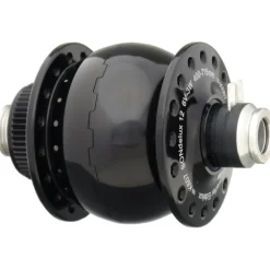 SON delux 12 Hub Dynamo - Centerlock - 12x100mm - black anodized