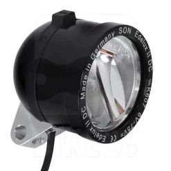 SON Edelux II DC E-Bike Front Light - black anodized