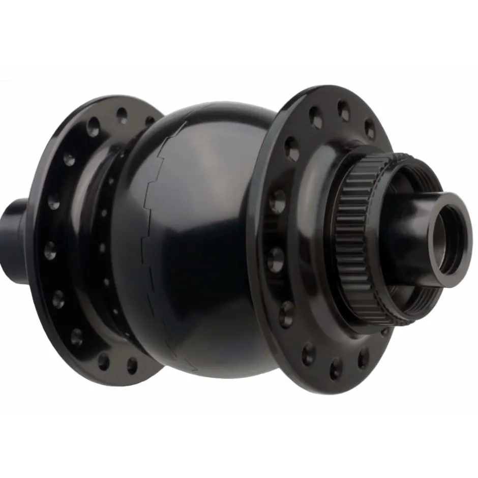 Naven En Freewheel < SON 15 Naafdynamo - Centerlock - 15x110mm - black anodized